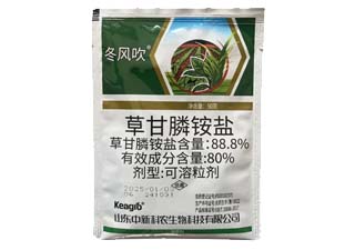 中新科农冬风吹80%草甘膦铵盐图片