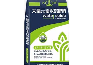 天脊17-17-17大量元素水溶肥料袋装20千克产品图片